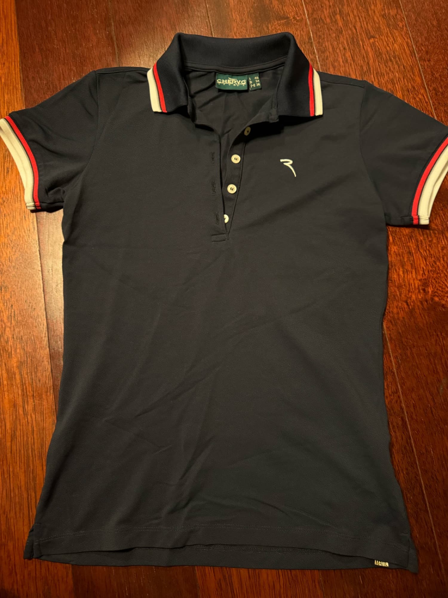 Chervo 여성반팔 골프복. XS-S - 1