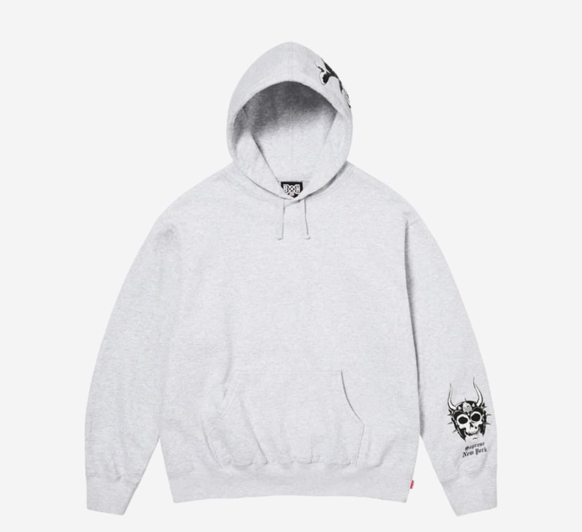 새상품 정품 XXL 슈프림 x 바운티 헌터 후드 스웨트셔츠 애쉬 그레이 후드티 회색 - 1