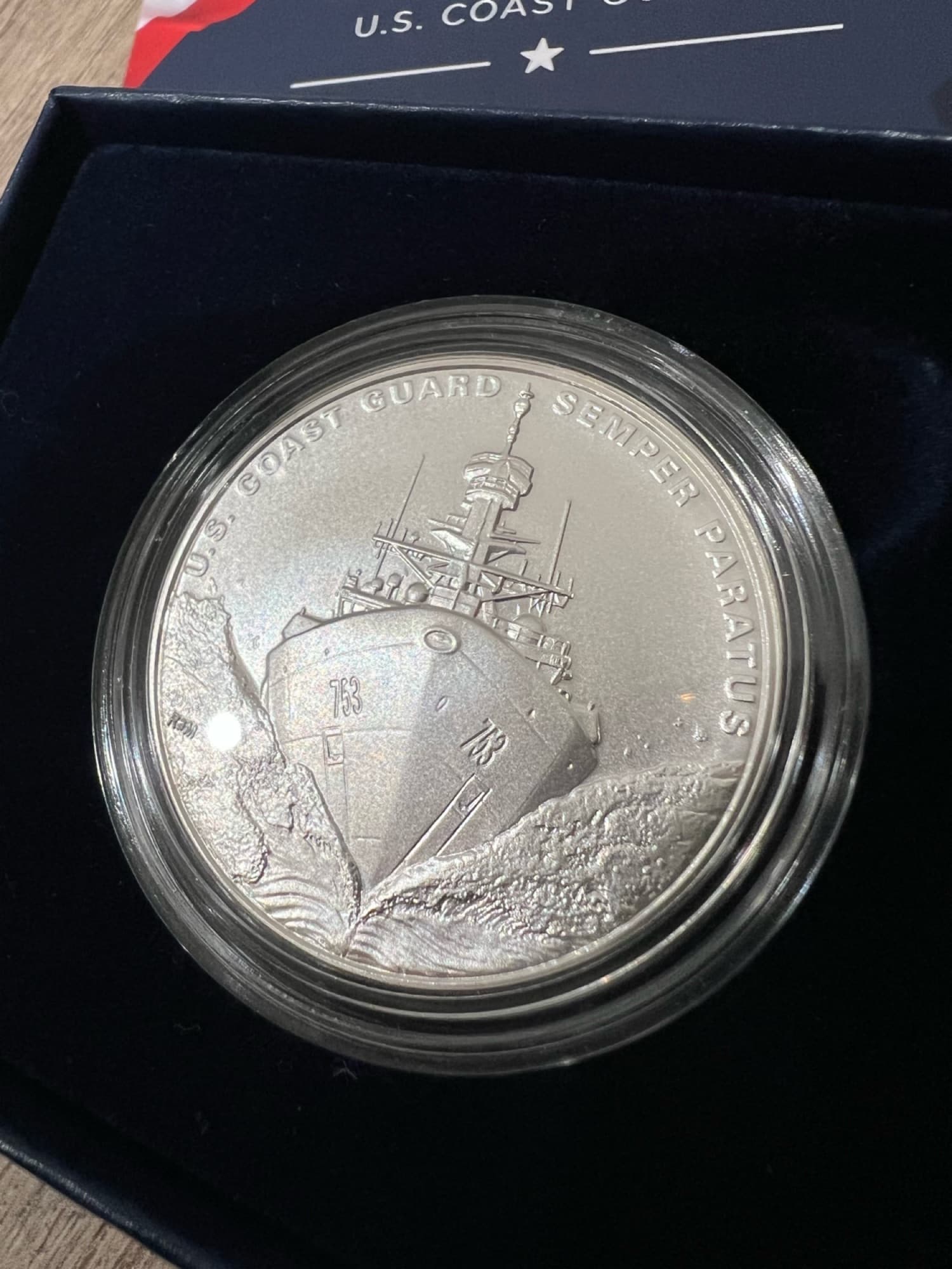 US COAST GUARD SILVER MEDAL - 1