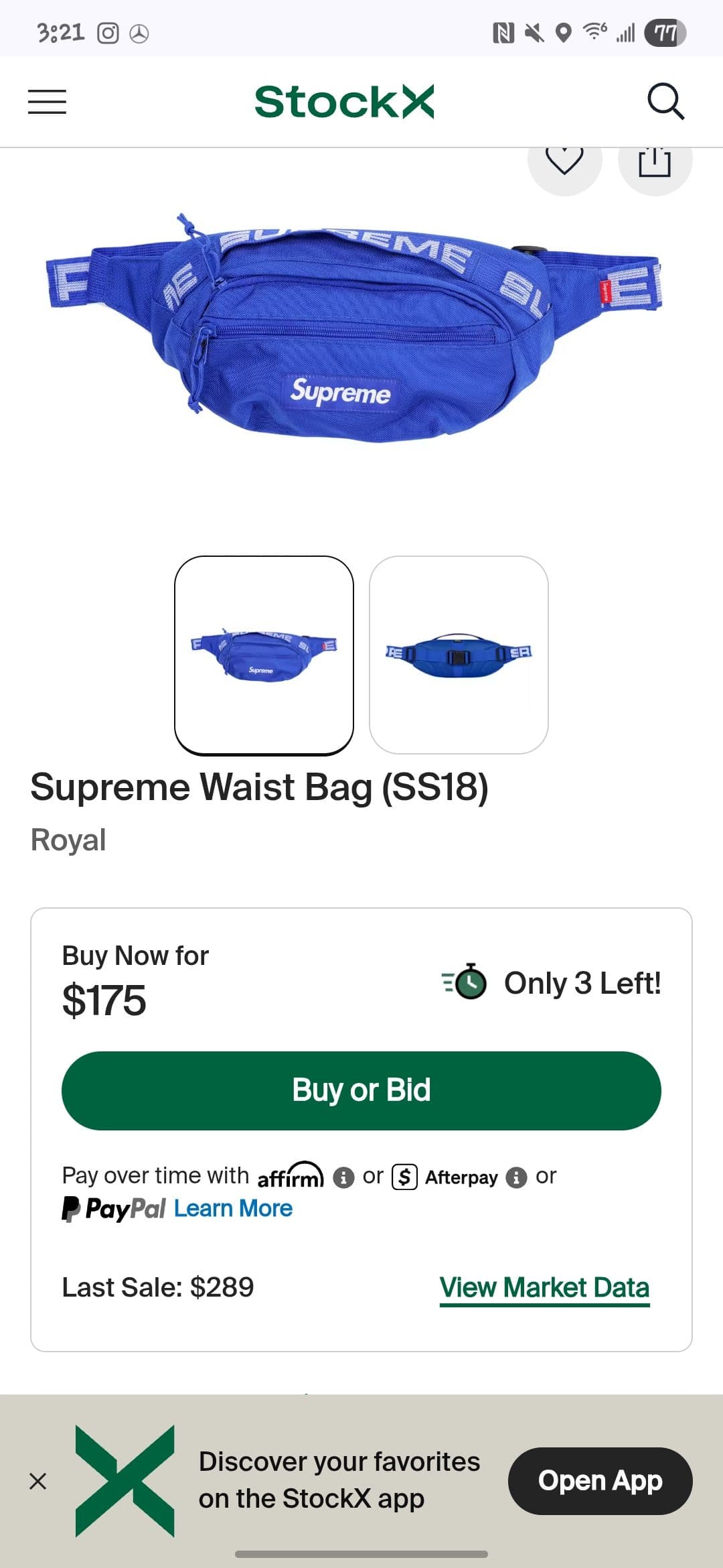 Supreme waist bag ss18 - 1