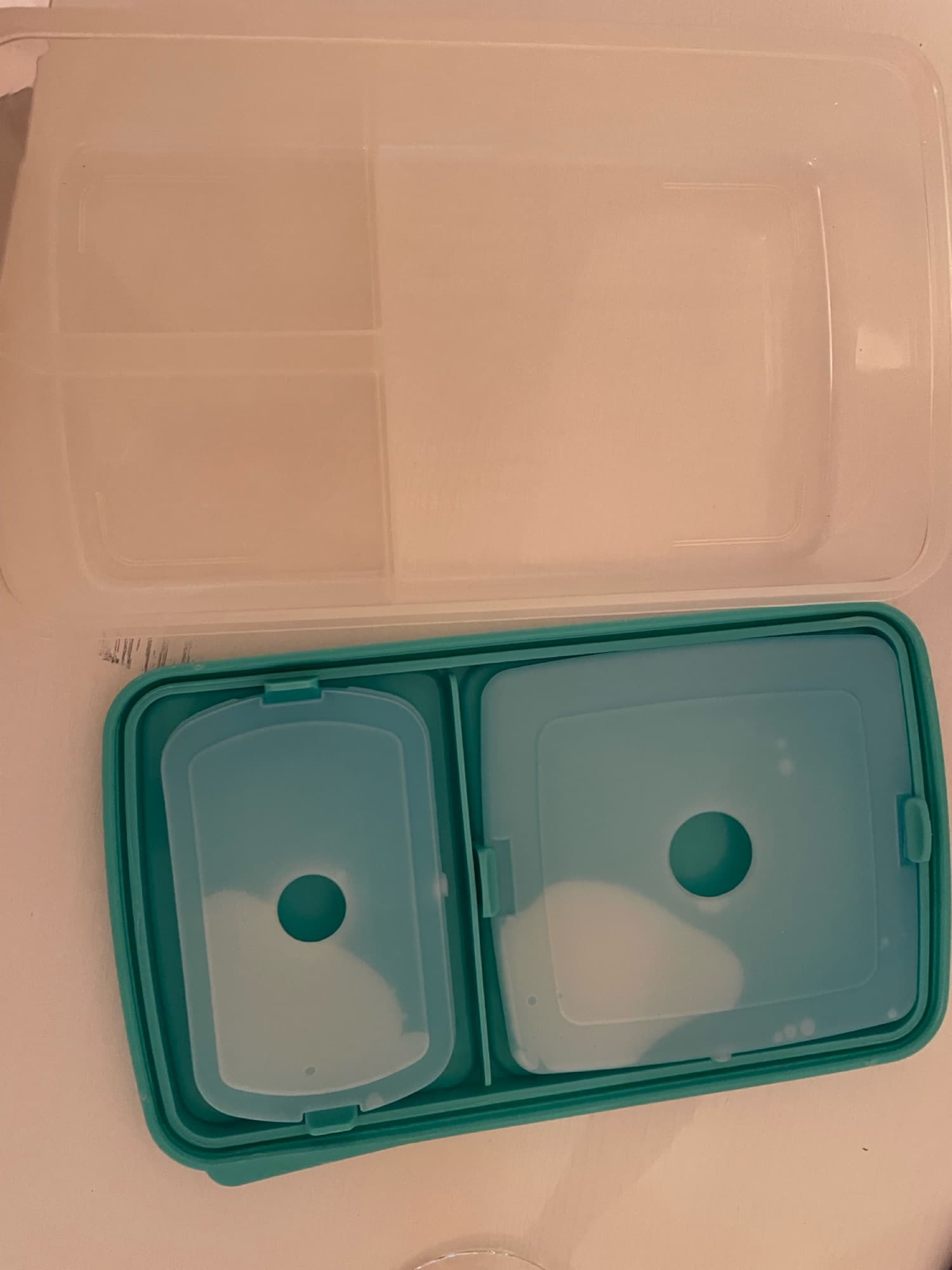 보냉 도시락통과 수세미 4개 - 1