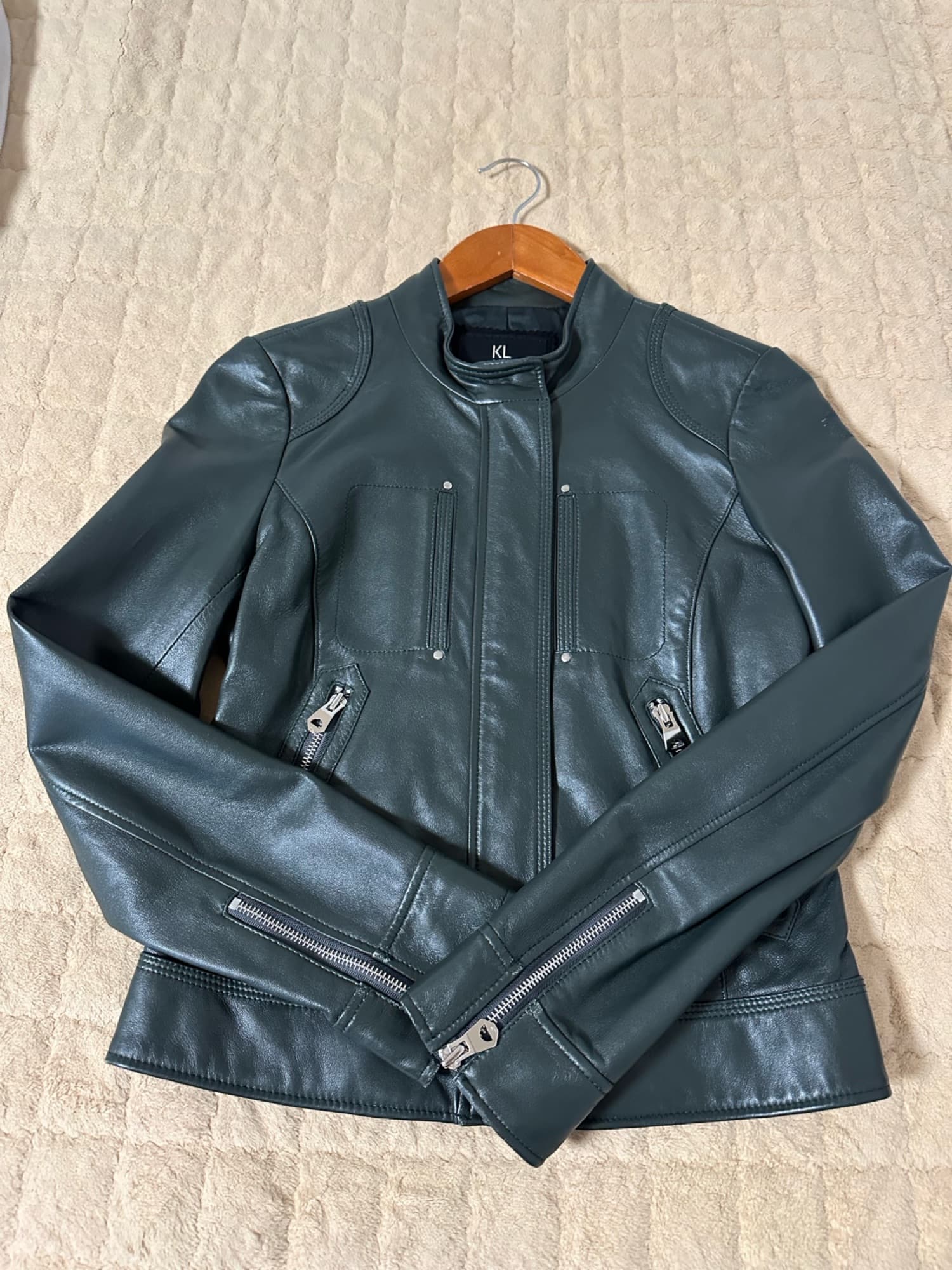 이태리 양가죽 라이더 자켓 - 1