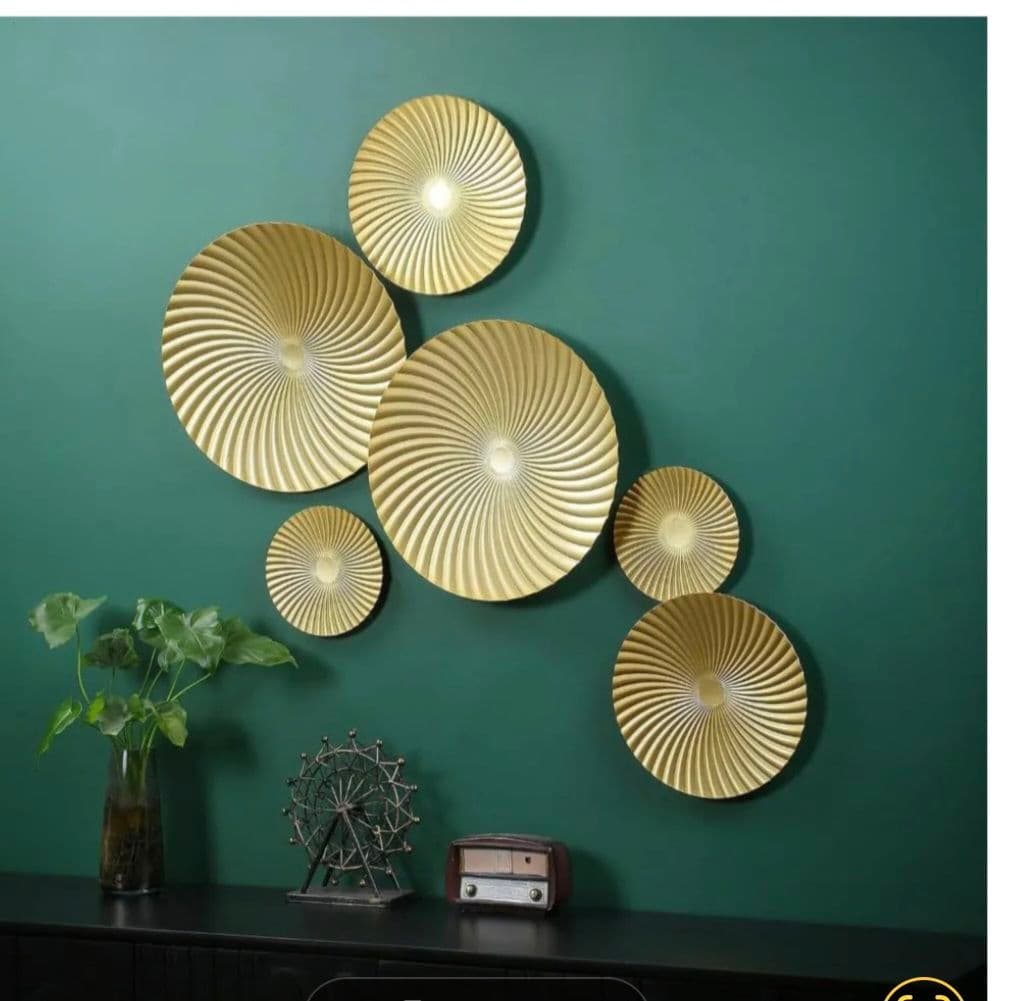 골드색.메탈 데코레이션( 6개 - 1