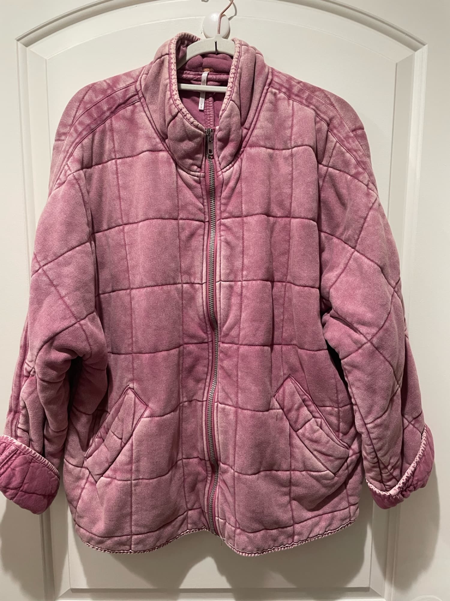 워싱 누빔 점퍼 - 1