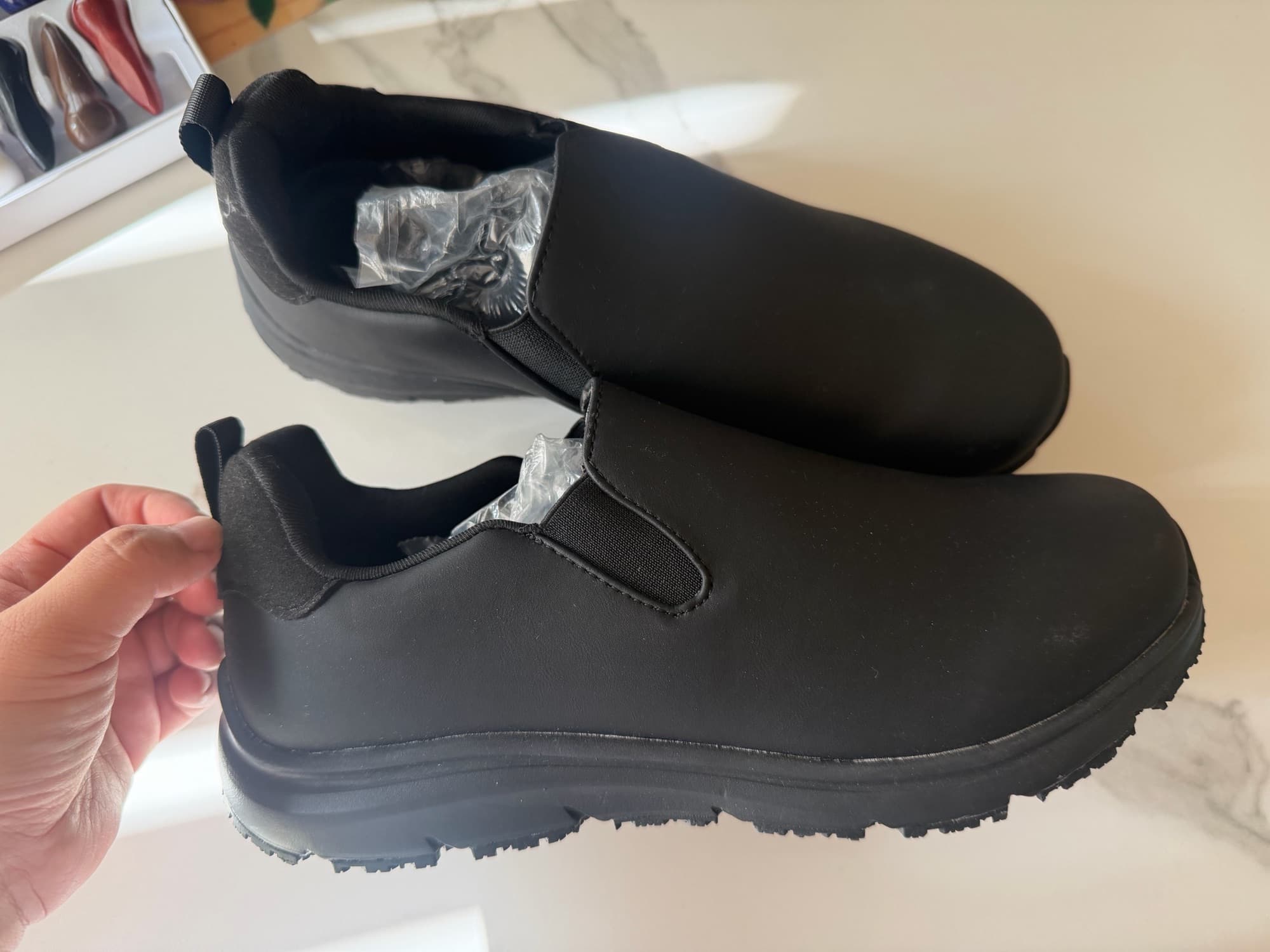 미끄럼방지 워커슈즈 남성용 42 - 1