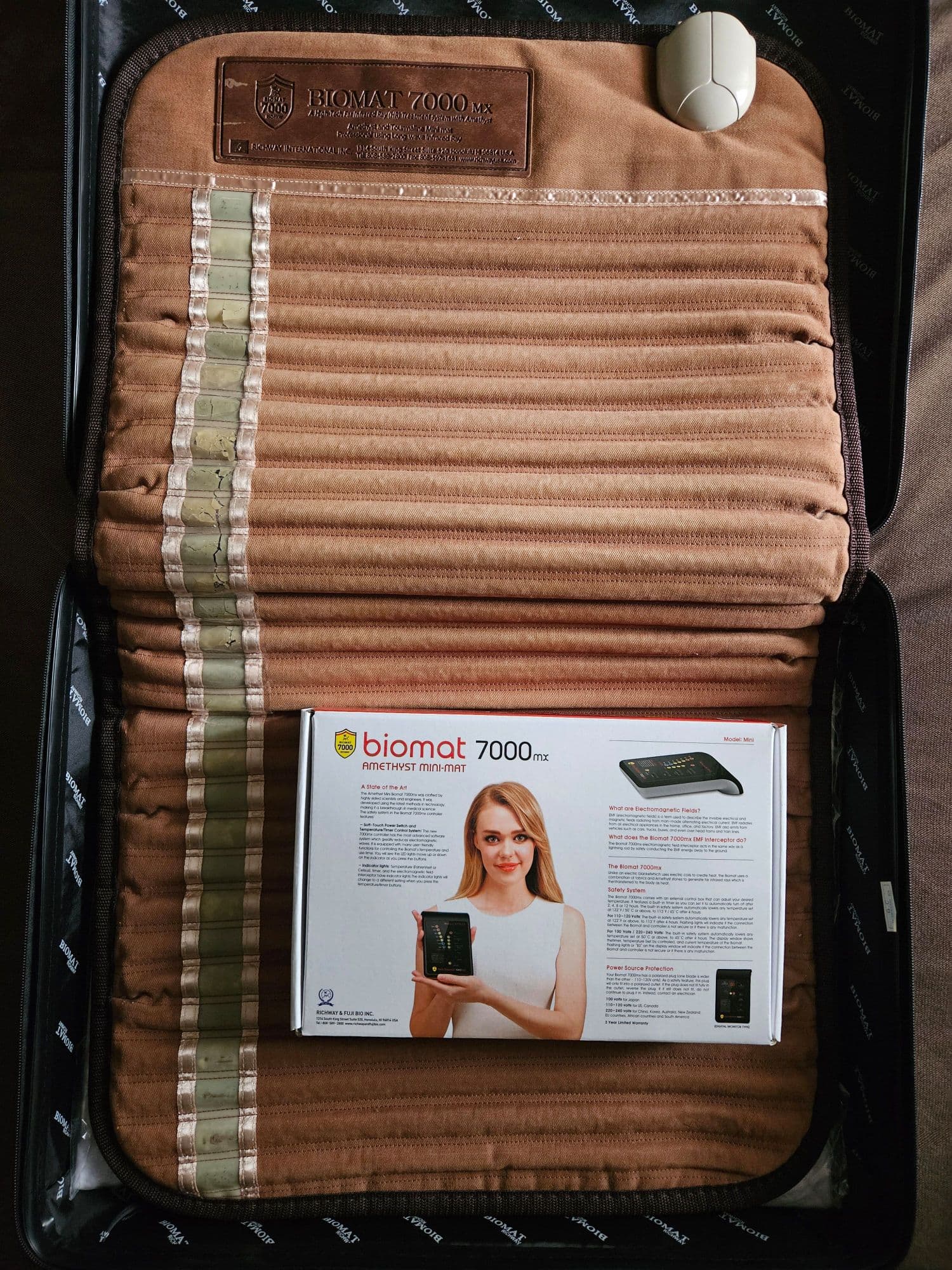 Richway 자수정 미니 바이오 매트 7000mx - 1