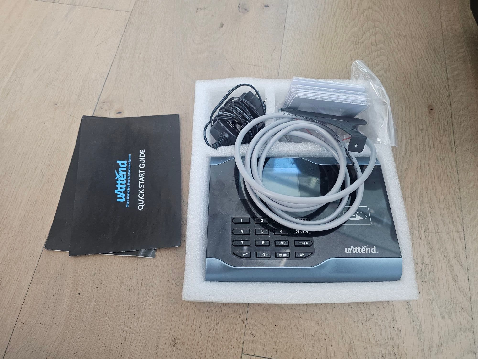 새것 UAttend time clock 출퇴근 타임카드기 - 1