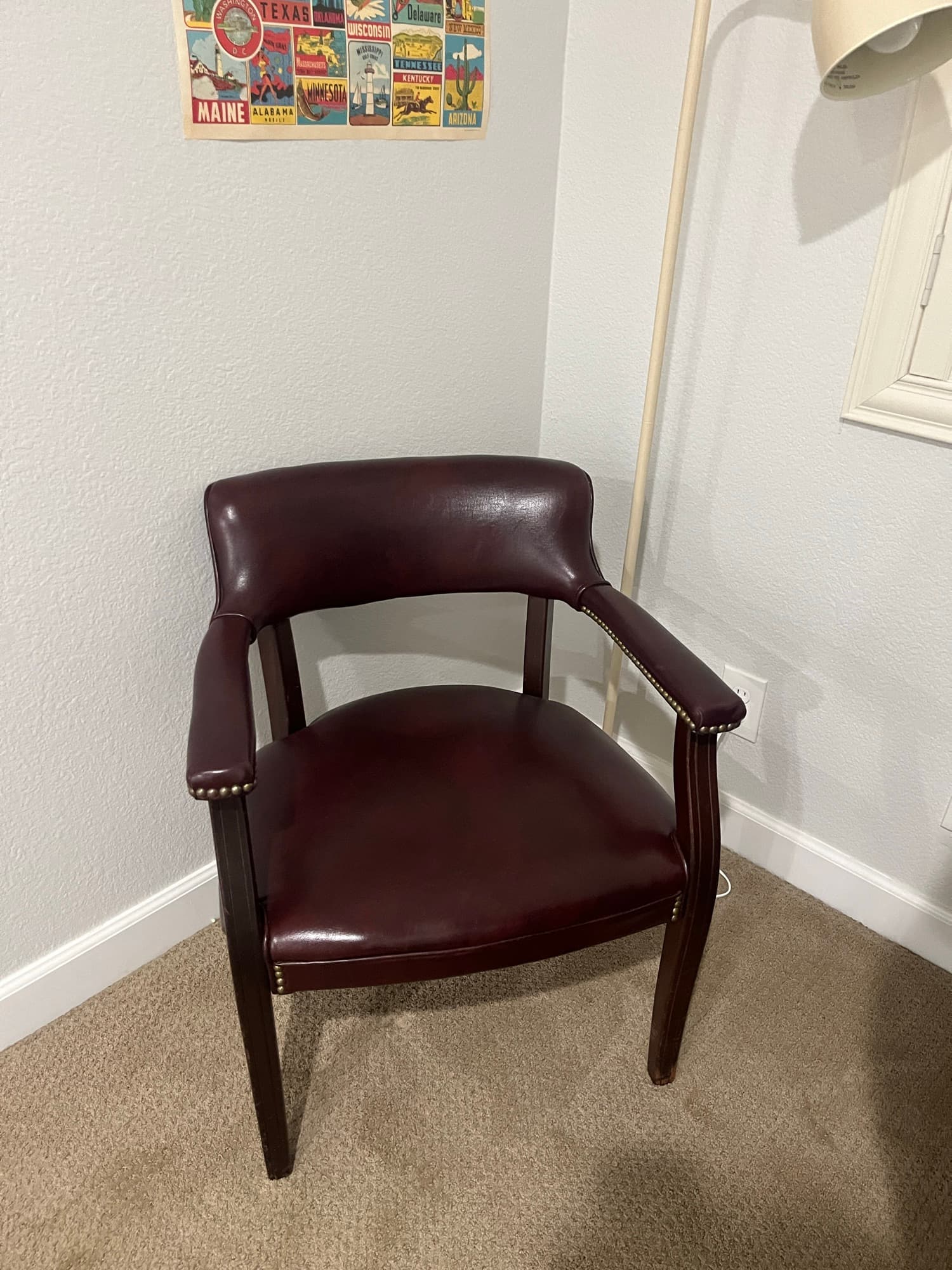 앤틱 1인용 체어 - 1