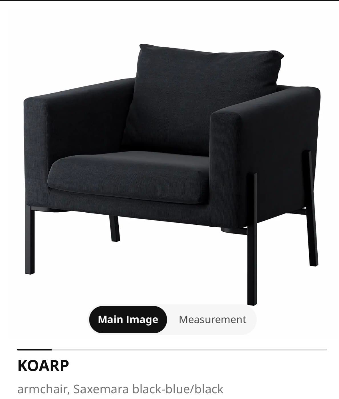 Ikea koarp arm chair - 1