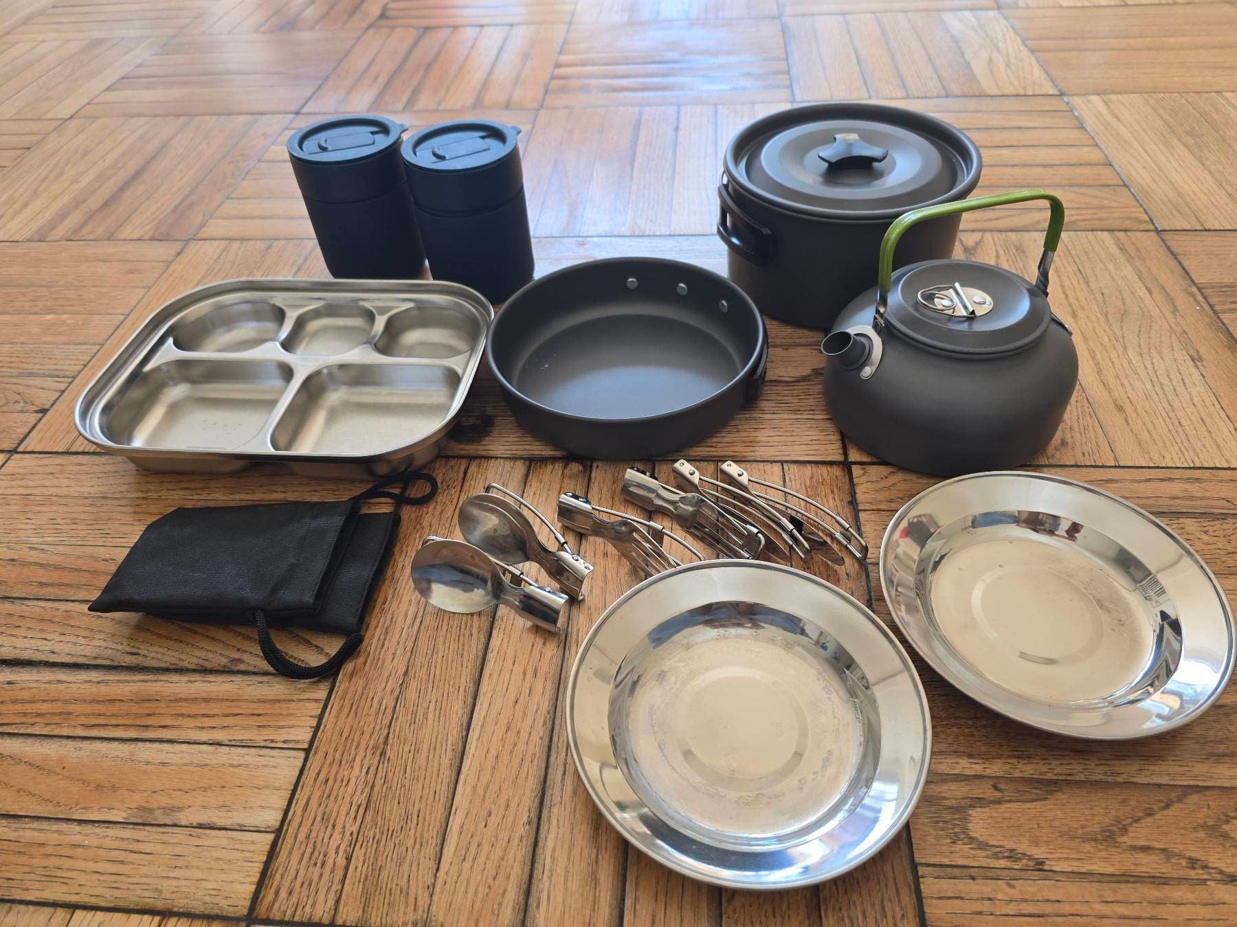 캠핑용 쿡웨어 요리키트&머그잔&유아식판 - 1