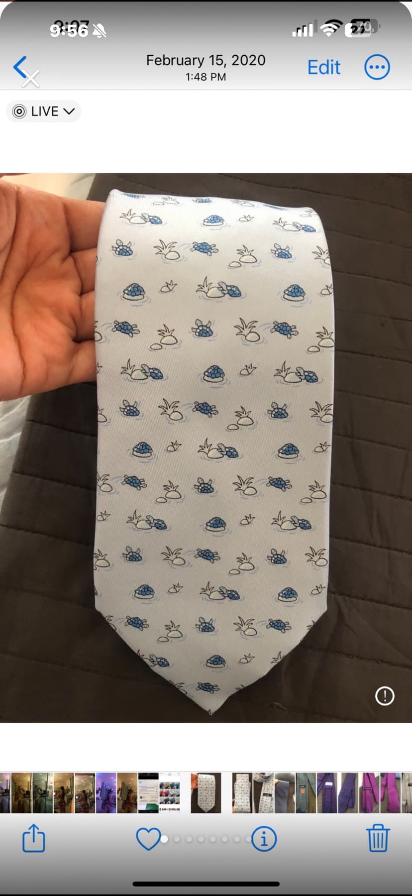 에르메스 발렌티노 넥타이 - 1