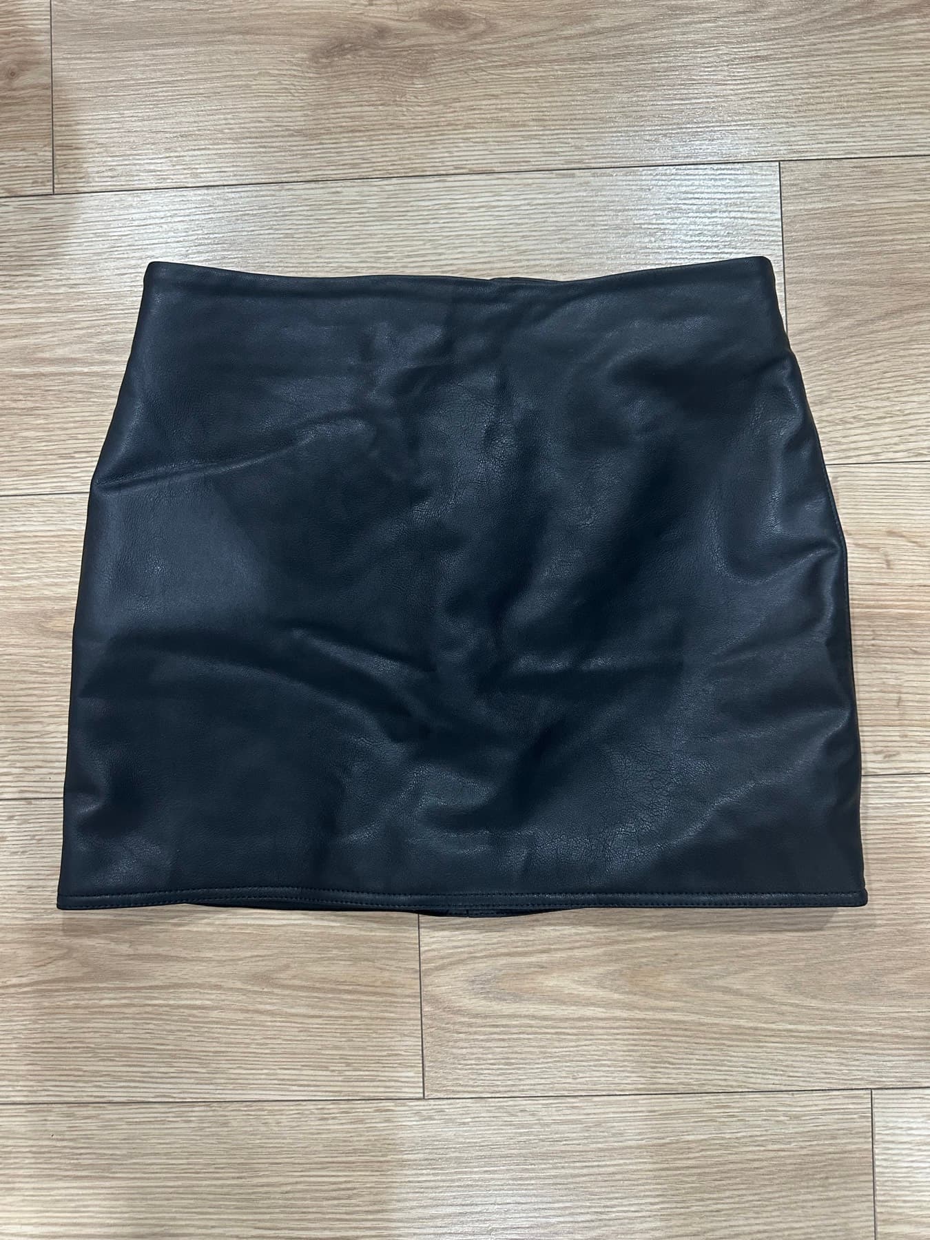 레더 미니 스커트 - 1