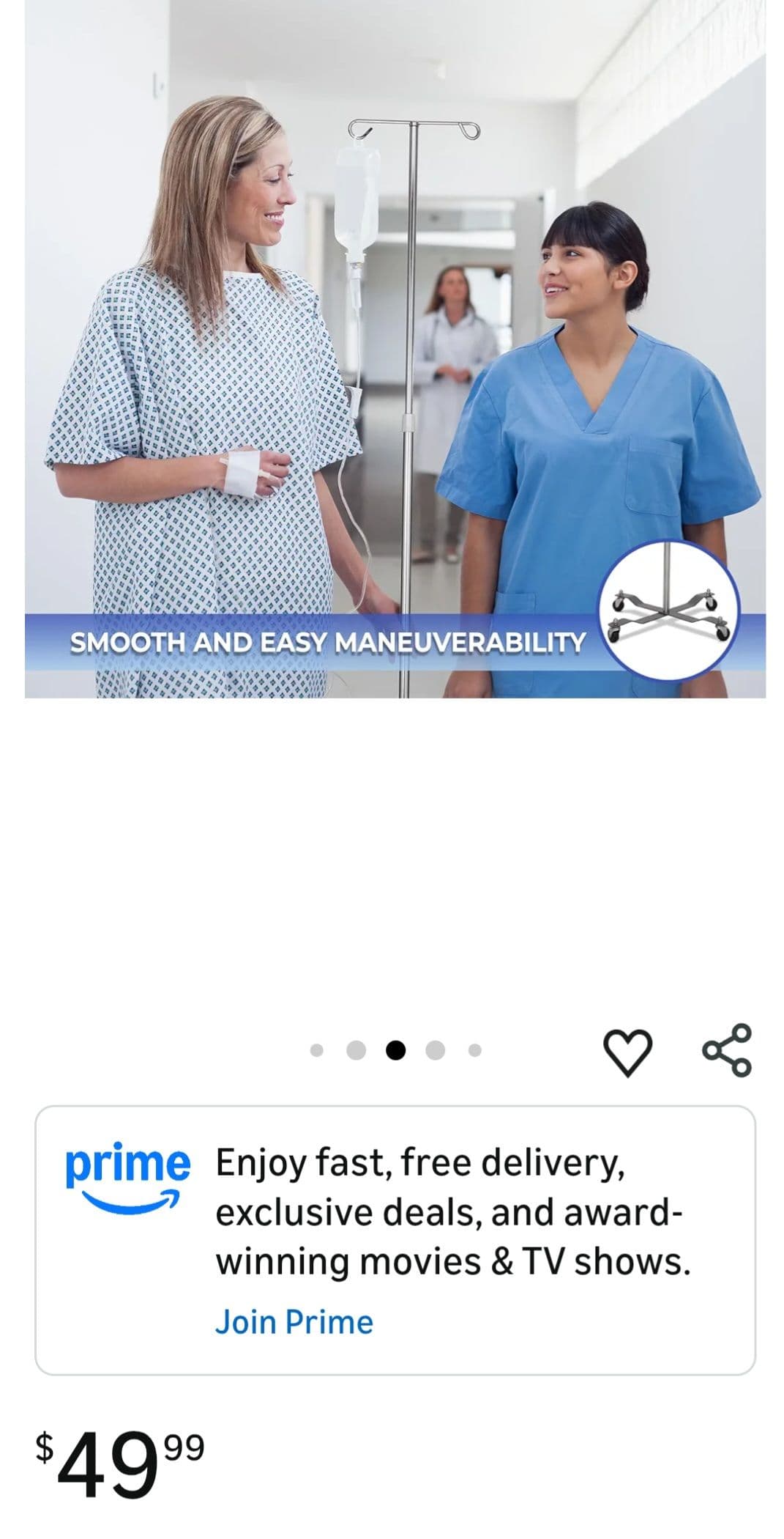 4Leg  IV Pole- Carton of 2 - 1