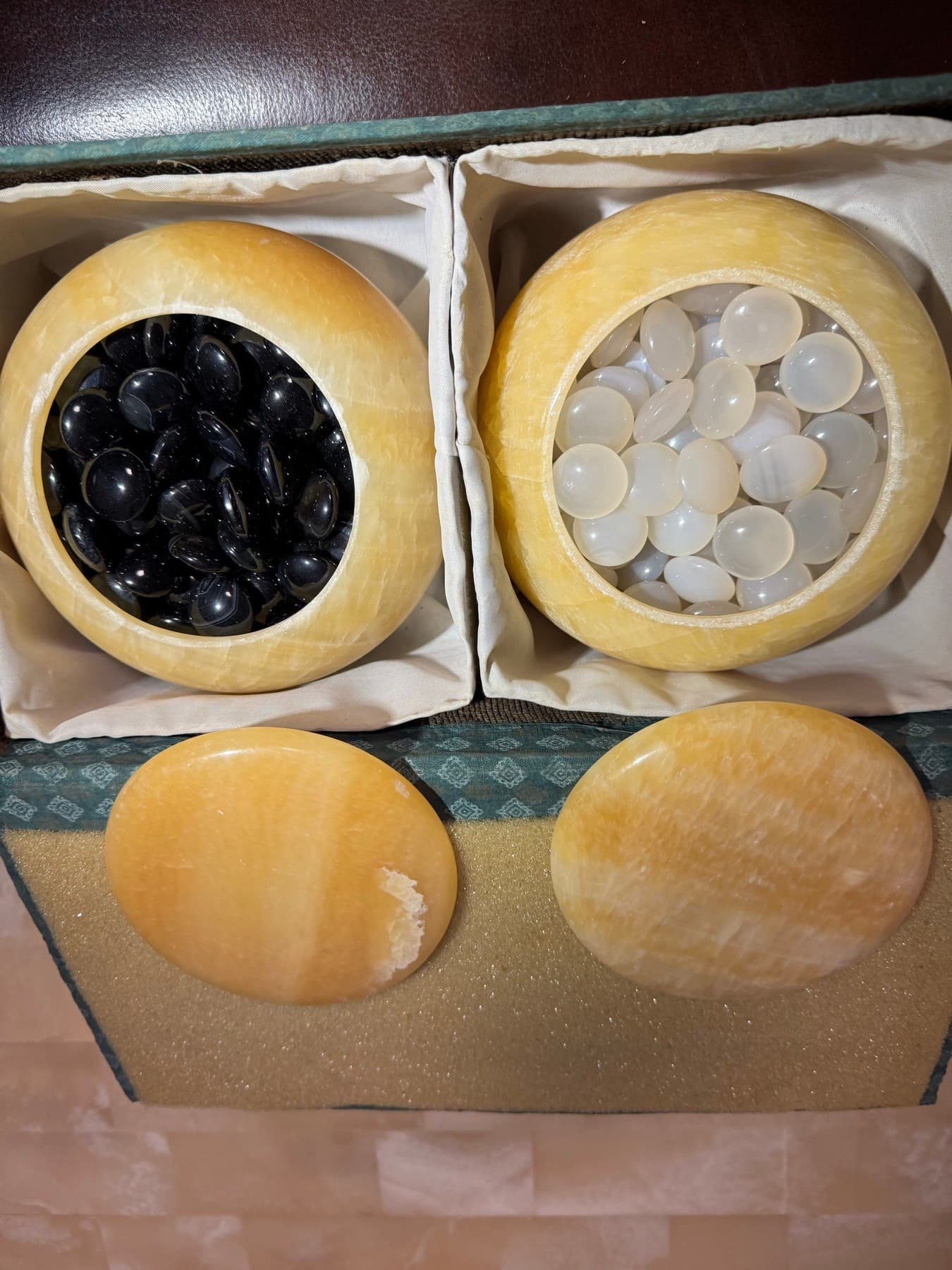 천연황옥바둑총+옥바둑알셑트 - 1