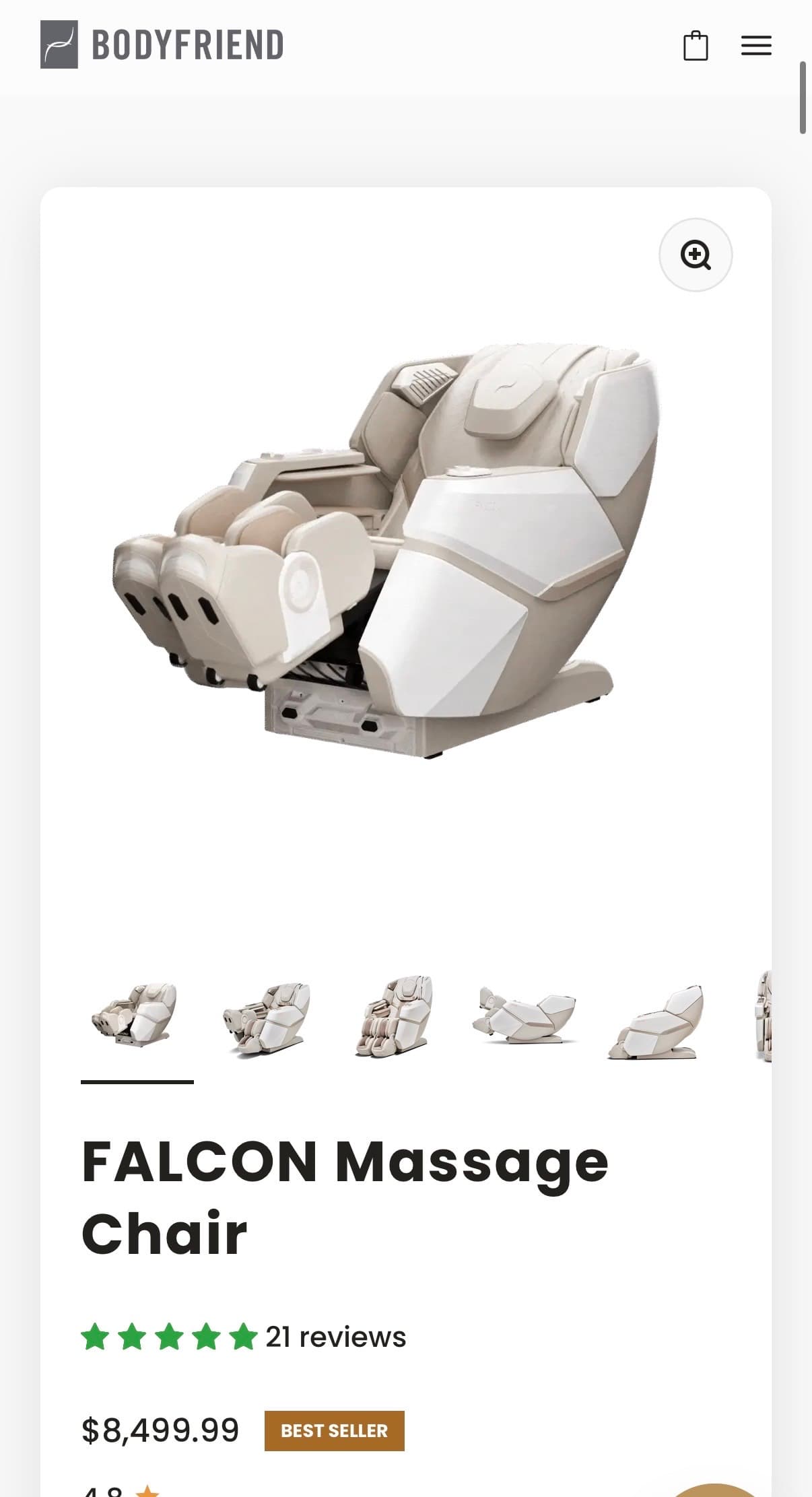 바디프렌드 마사지체어 Bodyfriend Massage Chair Falcon. NEW! - 1