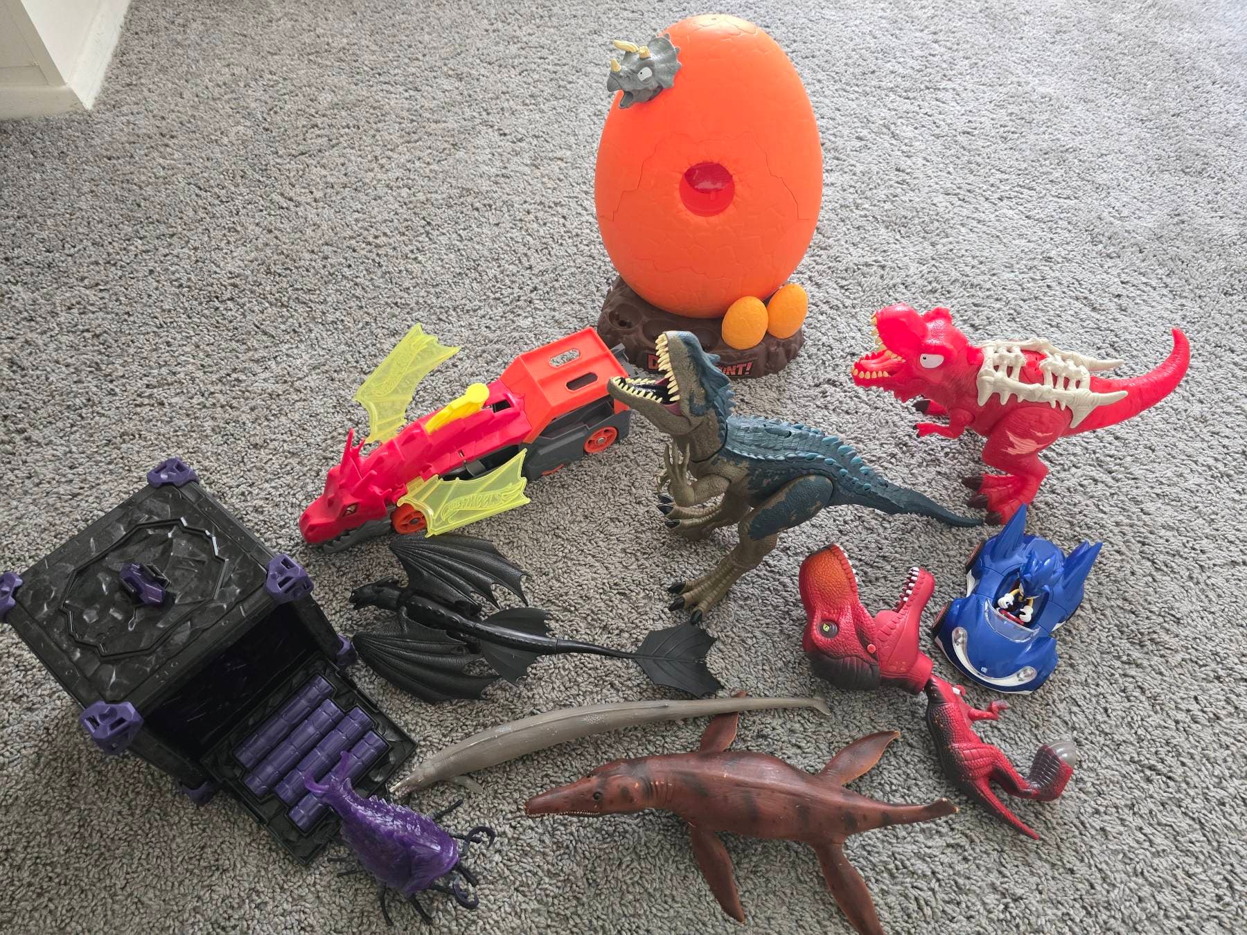 공룡들, Mr Beast토이, 핫휠카, 몬스터박스 등 일괄 - 1