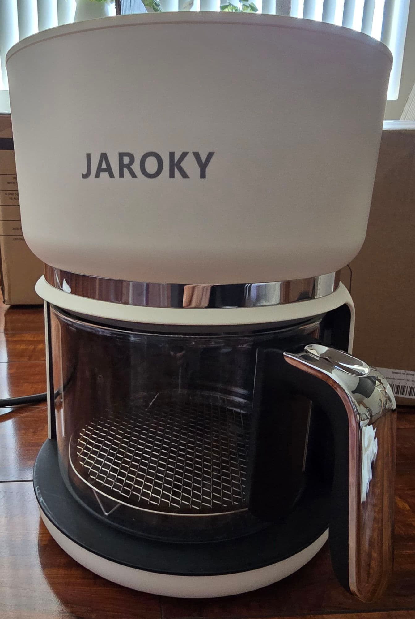 Small air fryer with glass pot - 1