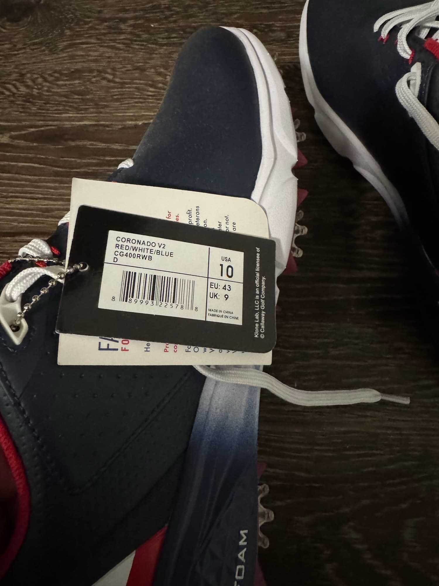 Size 10 - Callaway Men’s Golf Shoes Coronado V2 - 1