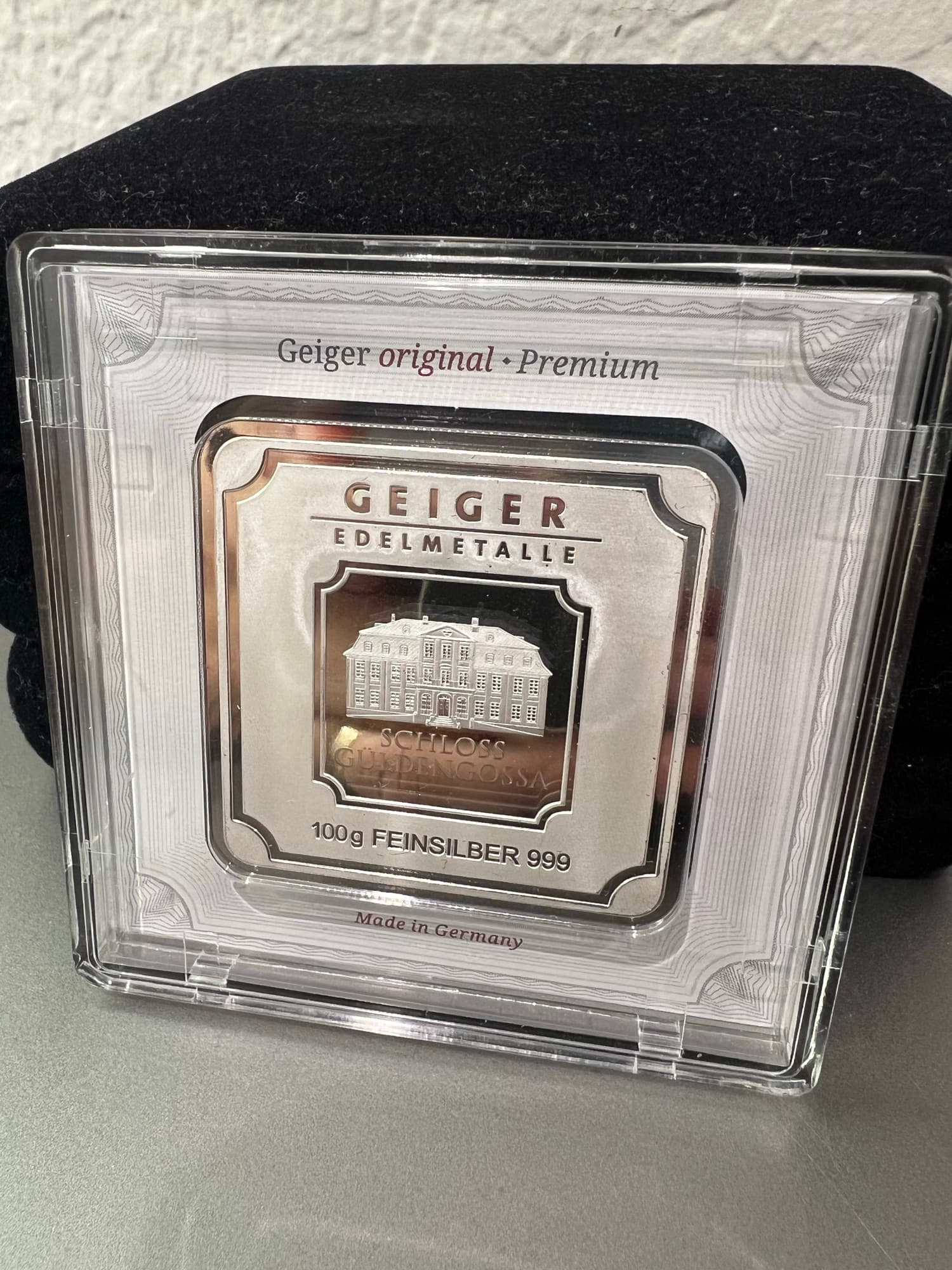 100g Geiger Silver Bar 프리미엄 순은 - 1