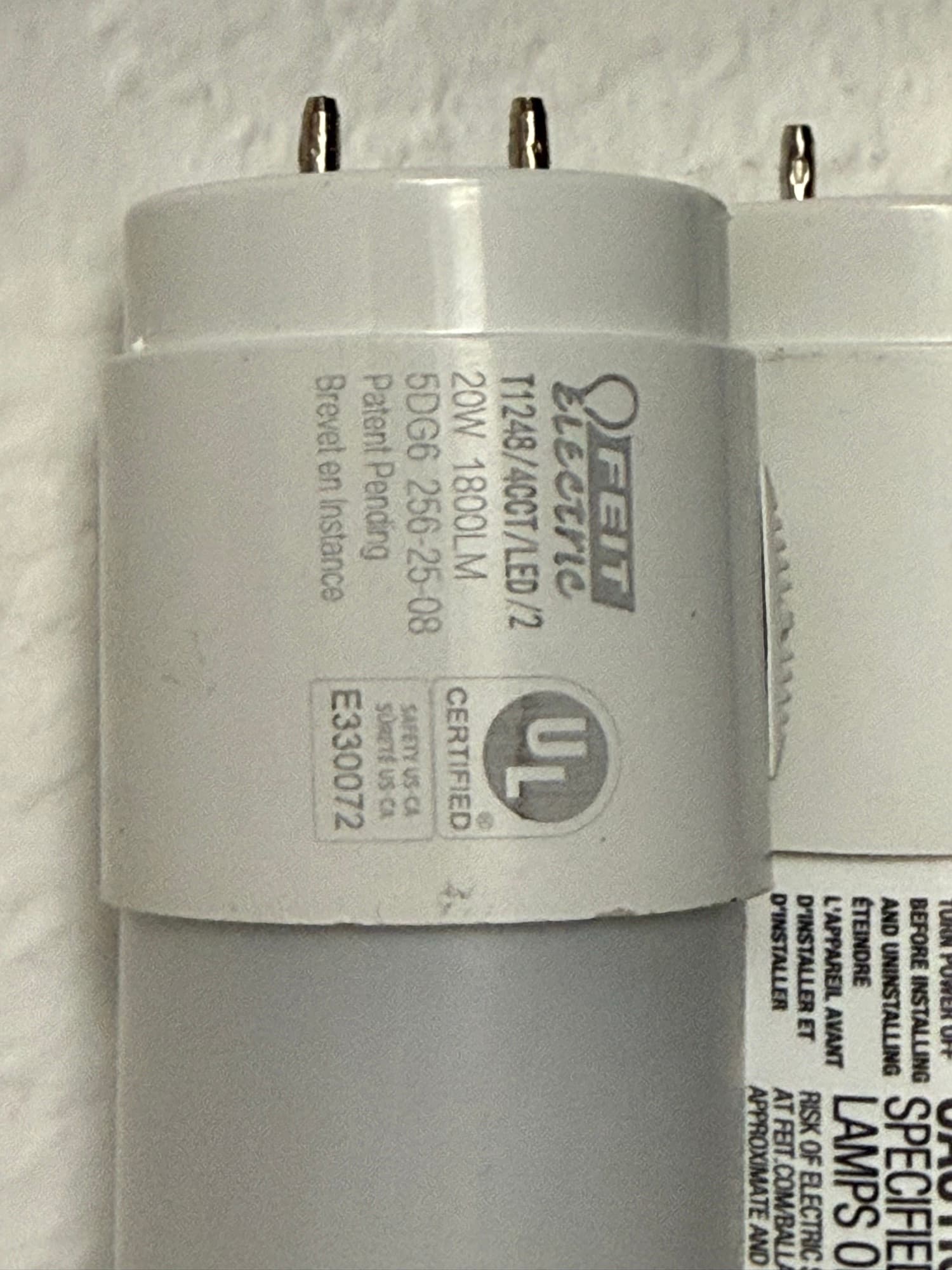 LED 형광등 튜브 (4피트) 4개 - 1