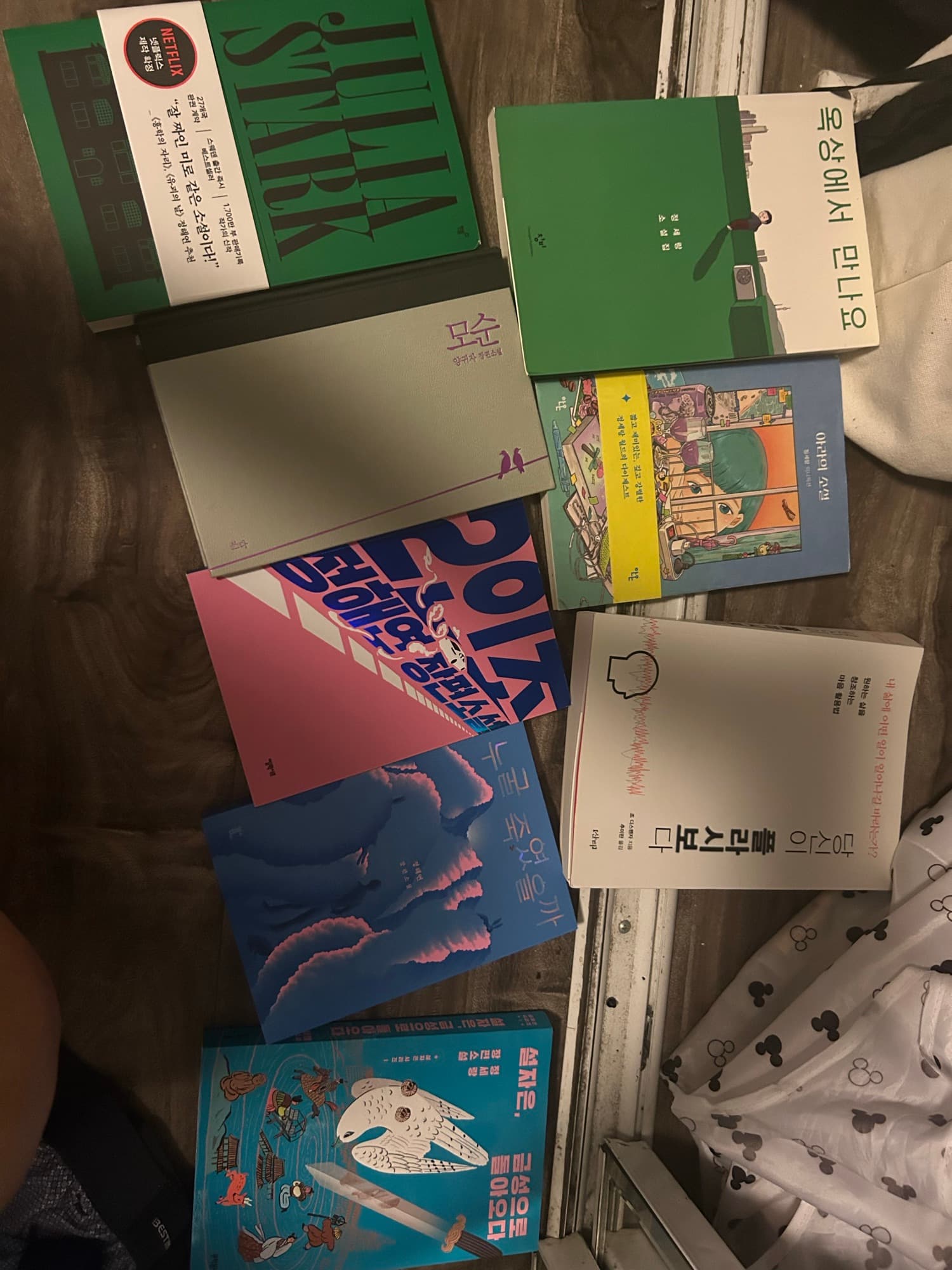 책 모순, 옥상에서만나요,아라의 소설, 당신이플라시보다, 아이가 없는집, 2인조, 누굴죽였을까, 설자은 금성으로 돌아오다1 - 1