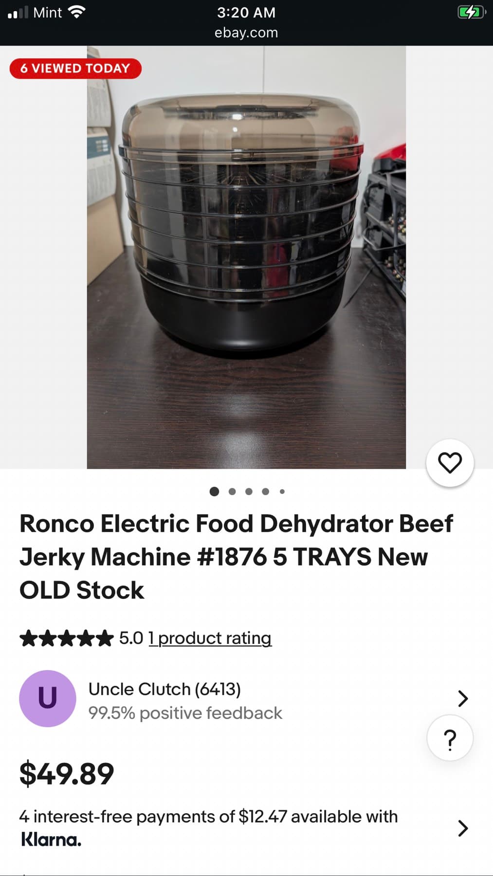 컨디션 좋은 5단 식품 건조기 - 1