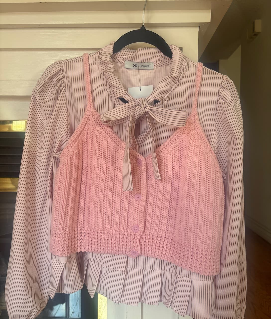 블라우스 조끼. 셋트 - 1