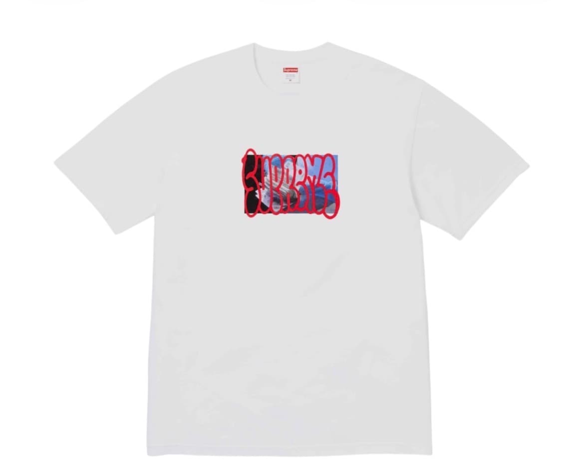 정품 새상품 XL 슈프림 반팔 슈프림 페이먼트 티셔츠 화이트 - 23FW - 1