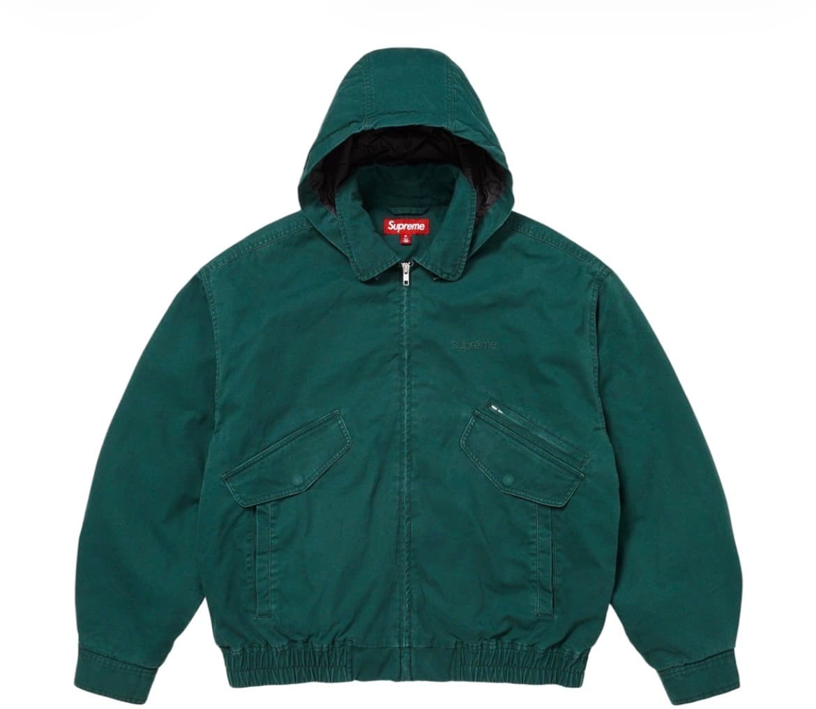 xxL / 슈프림 후드 유틸리티 자켓 다크 그린 - 25FW Supreme Hooded Utility Jacket Dark Green - 25FW - 1