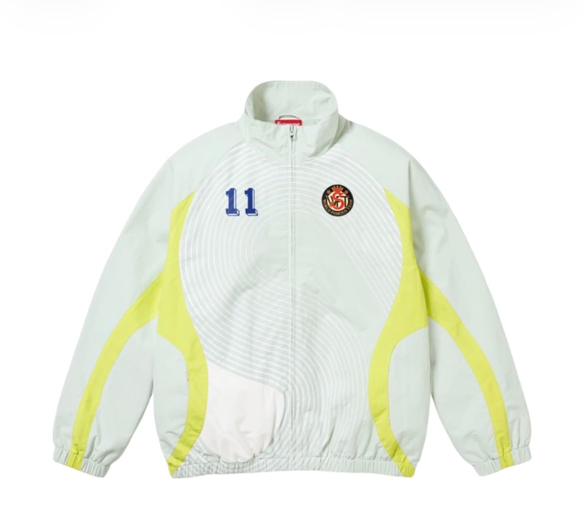 M,L 슈프림 S 로고 트랙 자켓 라이트 민트 - 24FW 바람막이 - 1