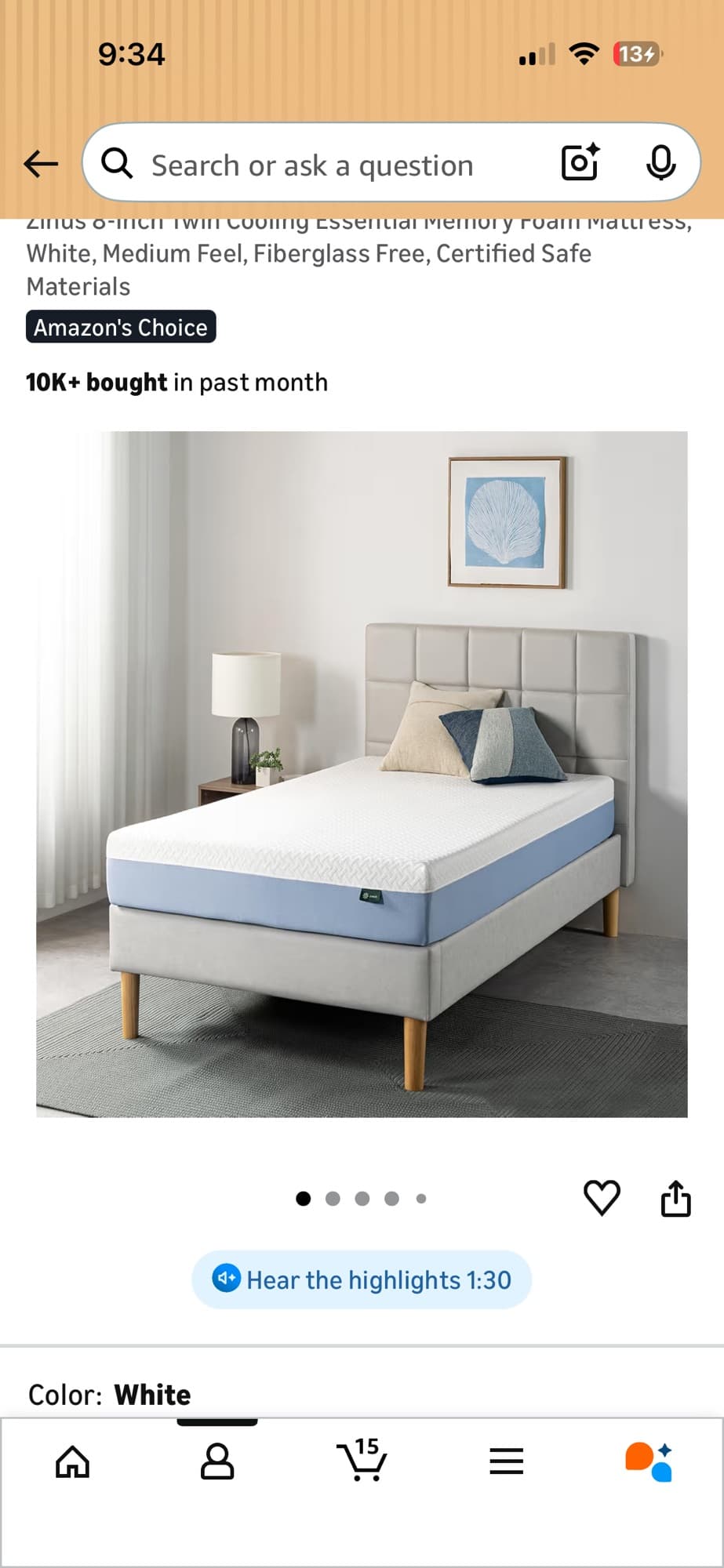 트윈 매트리스 3개 - 1