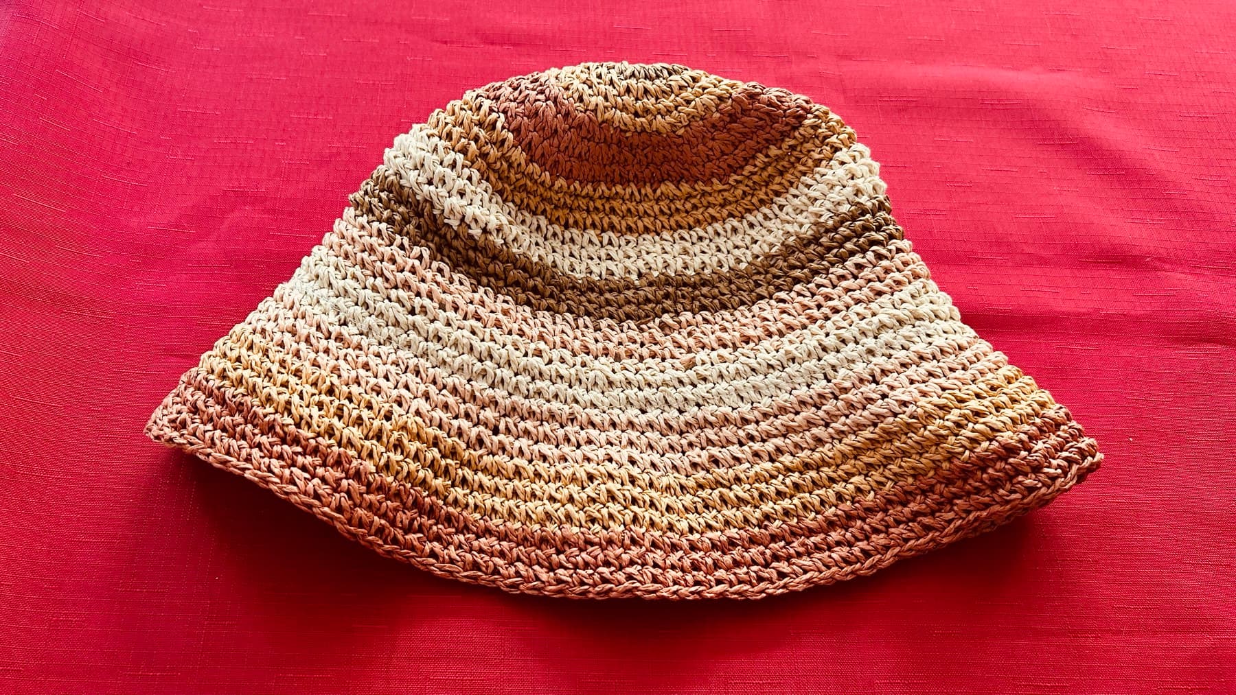 크로셰 버킷햇 - 1