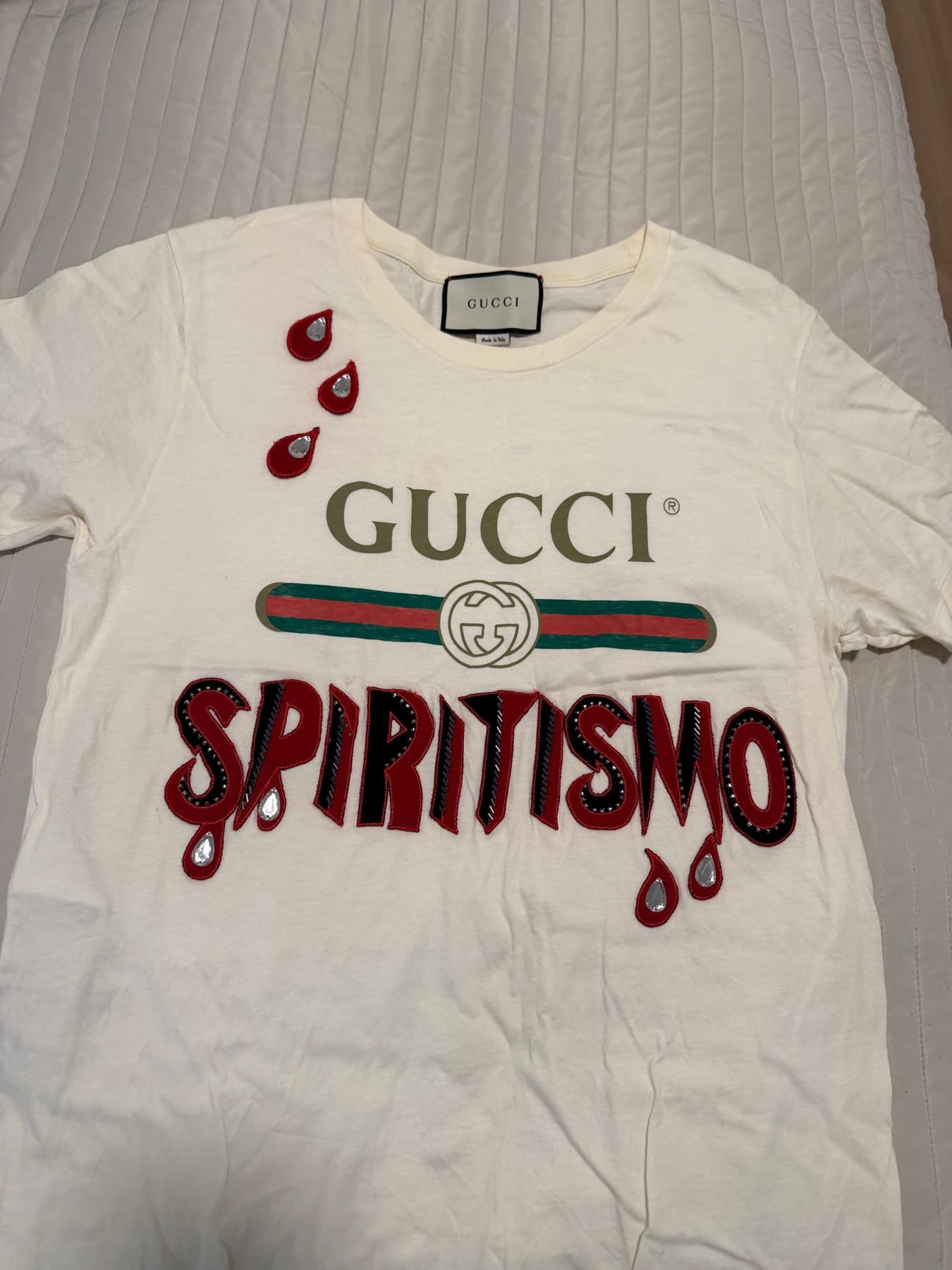 구찌 반팔티 정품 - 1