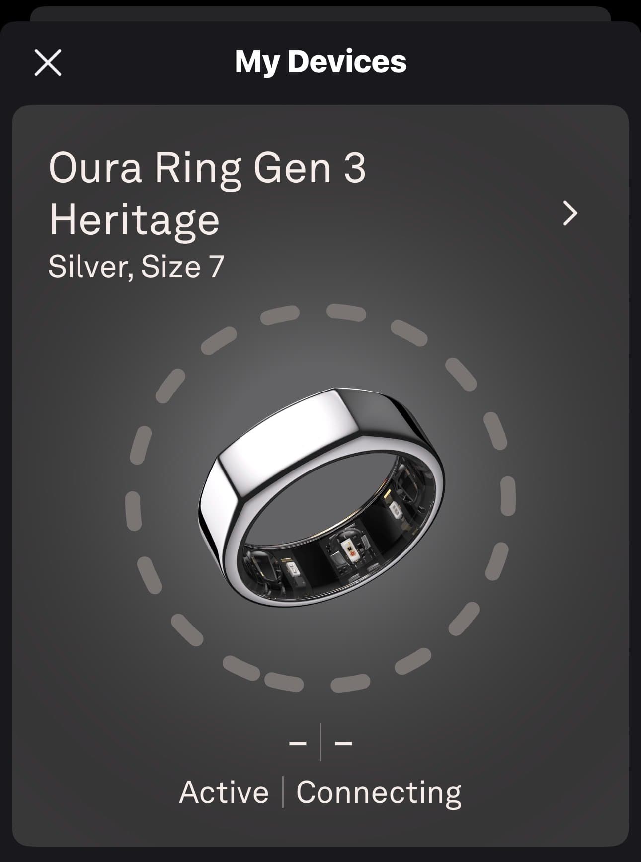 Oura Ring Gen 3 판매 (상태 좋음 / 헬스 트래커) - 1