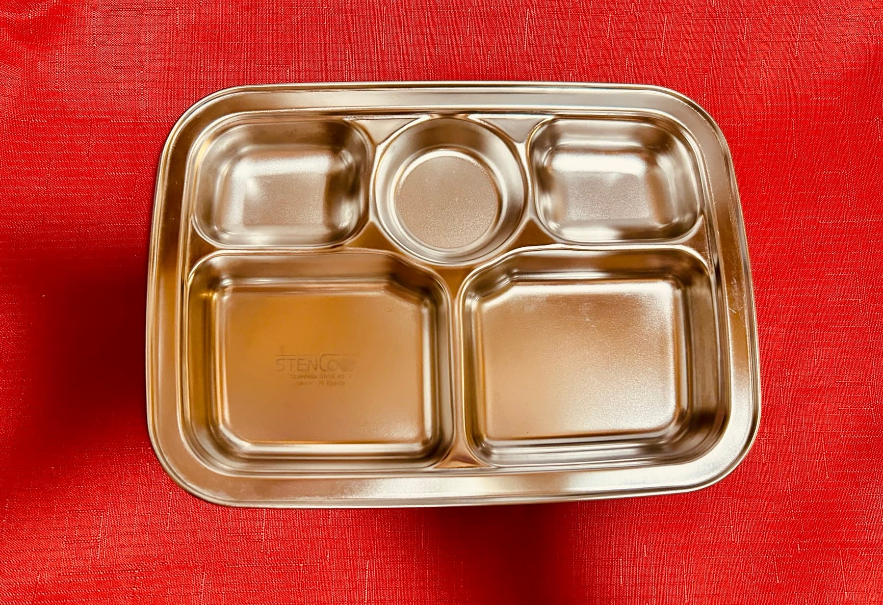 스테인리스 5구 식판 - 1