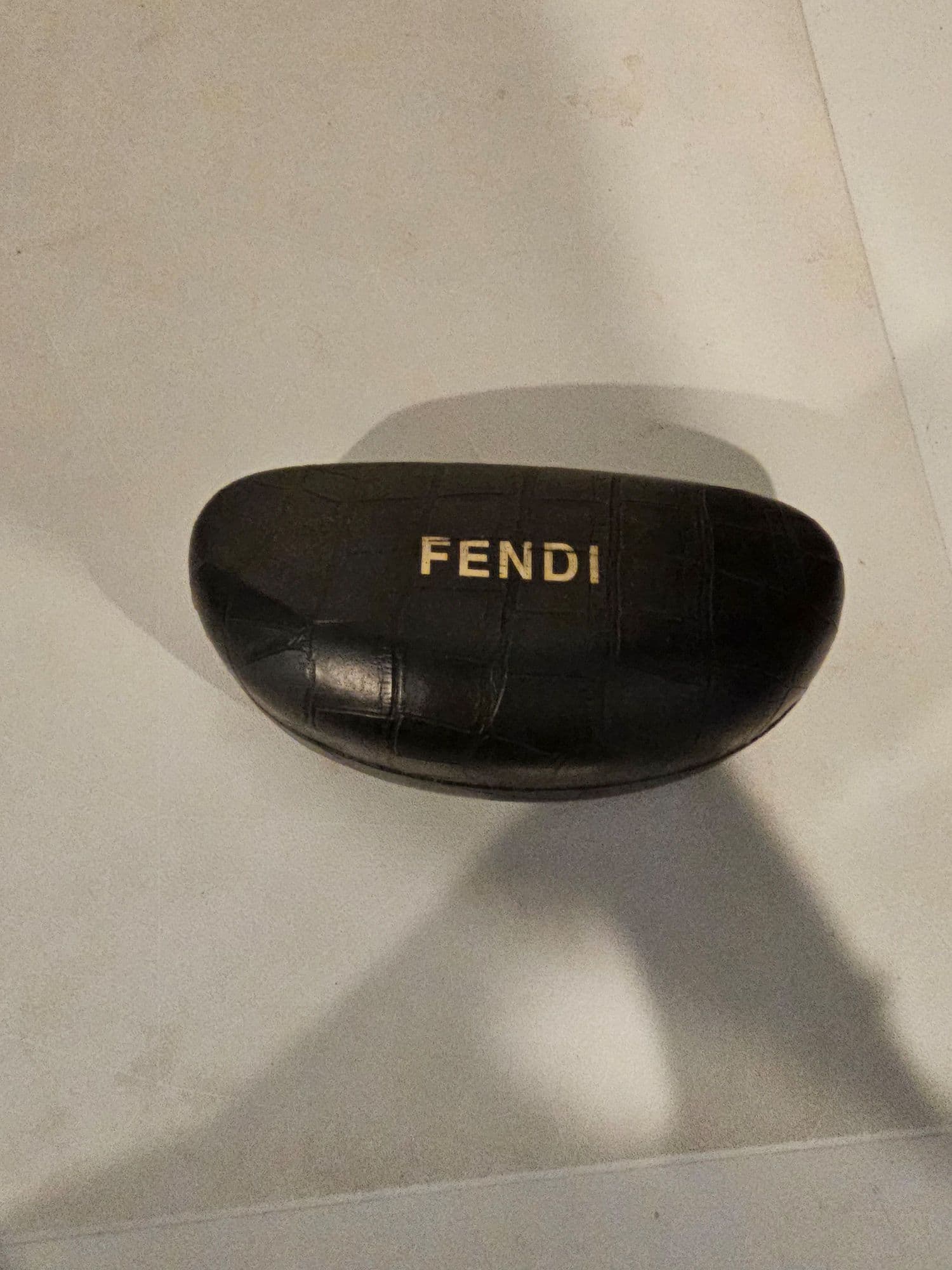 빈티지 펜디 FS383 쉴드 선글라스 (골드 FF 주카 로고) - 1