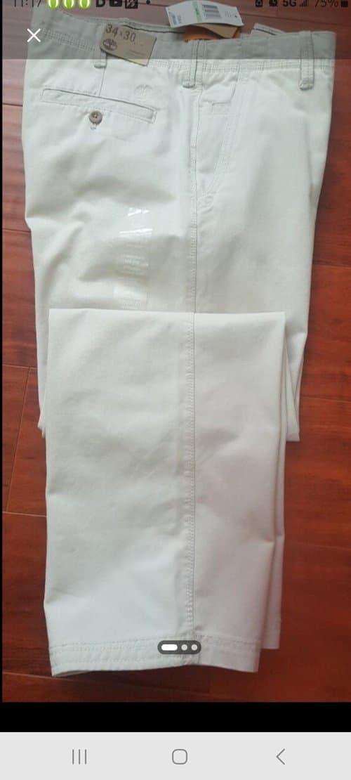 [NWT] 남성 팀버랜드 면바지 34x30 (Stone색상)