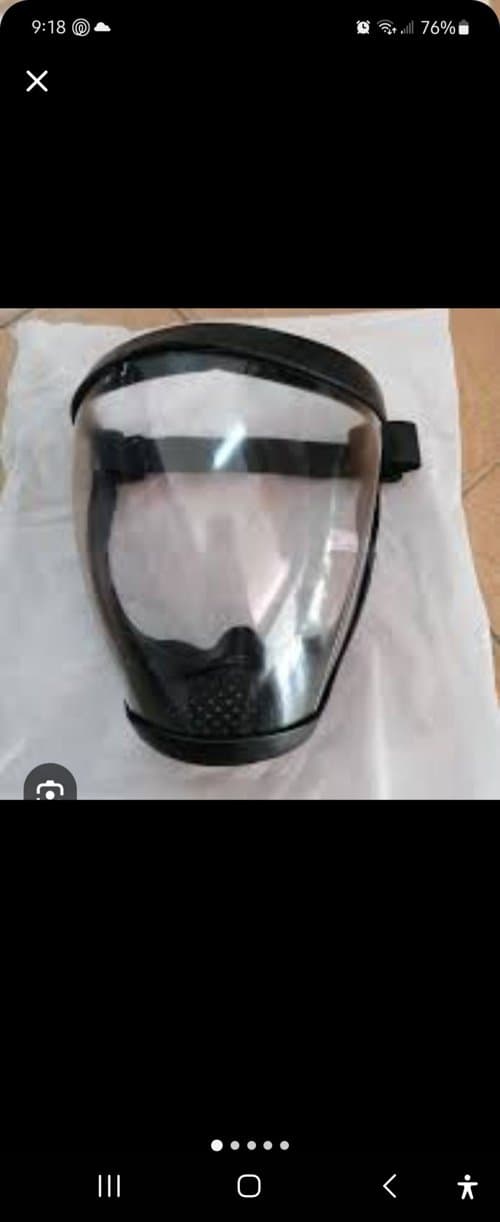 공사용 고글. 마스크