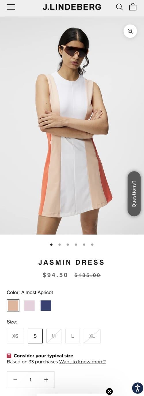 J.Lindeberg Golf Dress