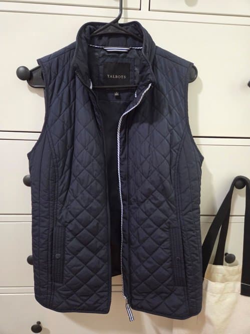 Talbots 조끼 새거