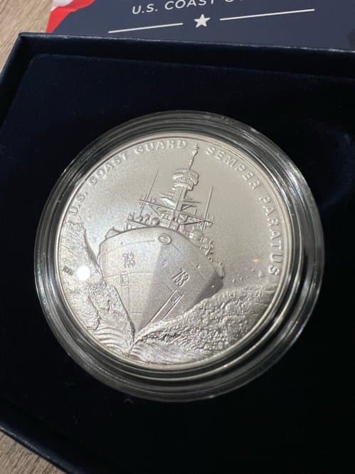 US COAST GUARD SILVER MEDAL