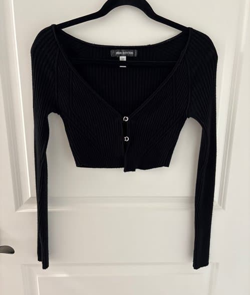 크롭 가디건