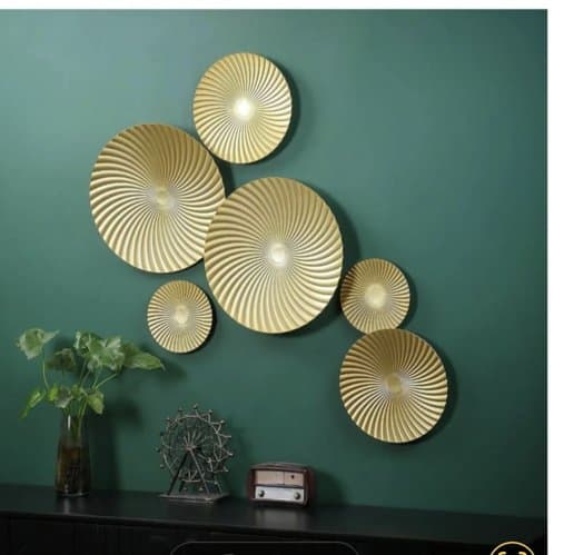 골드색.메탈 데코레이션( 6개