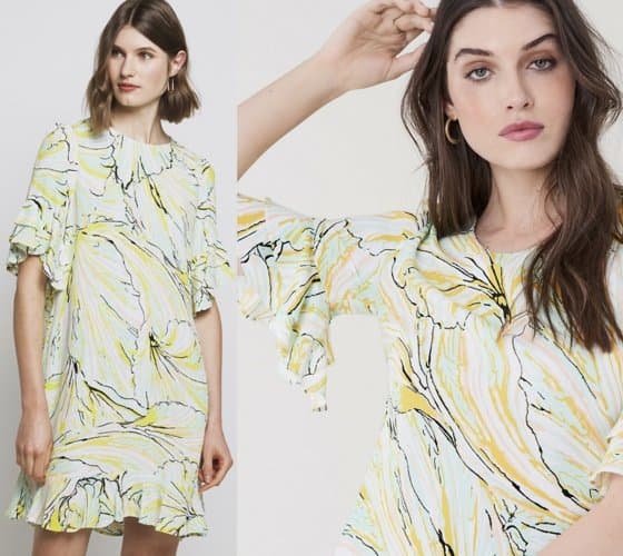 새상품💎다이앤본 퍼스텐버그 고급원피스 스몰