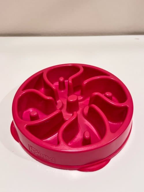 강아지 밥그릇 - 급하게 먹는거 방지용