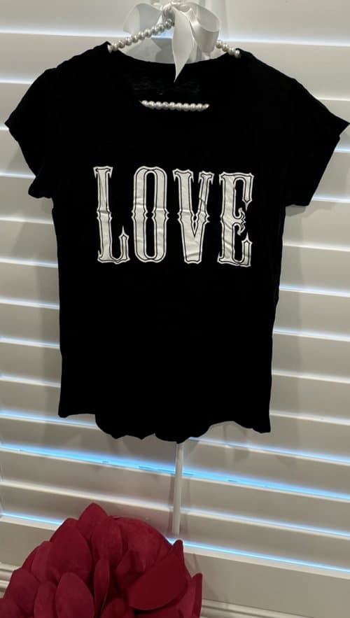 새상품💎쟈딕앤볼테르 블랙 반팔 티셔츠(스몰)