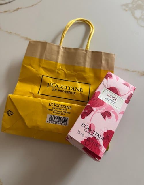 (New) l'occitane rose hand cream 75ml