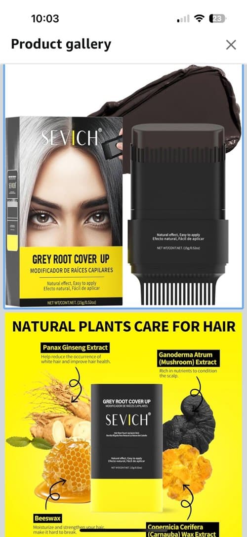 새치커버 스틱(다크브라운)