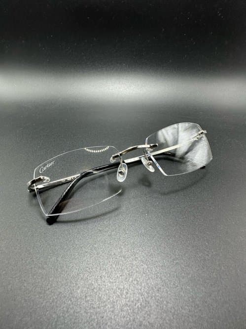 까르띠에 플래티넘 라나크 무테안경 빈티지 새것같은 컨디션