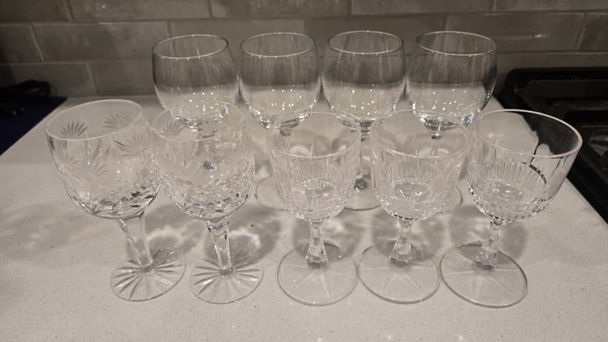 [무빙세일] 와인잔 9개